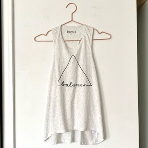 Barre3 triangle balance tank top